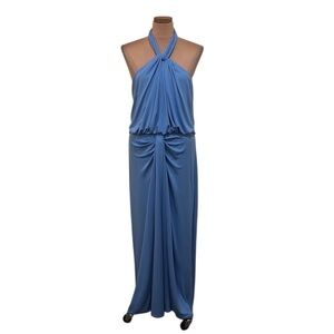 NWT Cina A Sept Kaily Maxi Dress Size 14 Flyway Blue